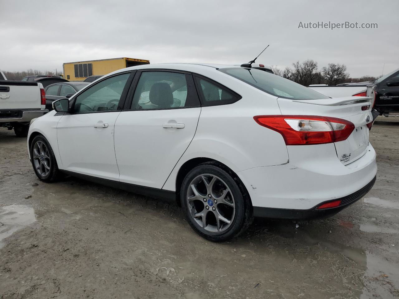 2013 Ford Focus Se White vin: 1FADP3F20DL285008