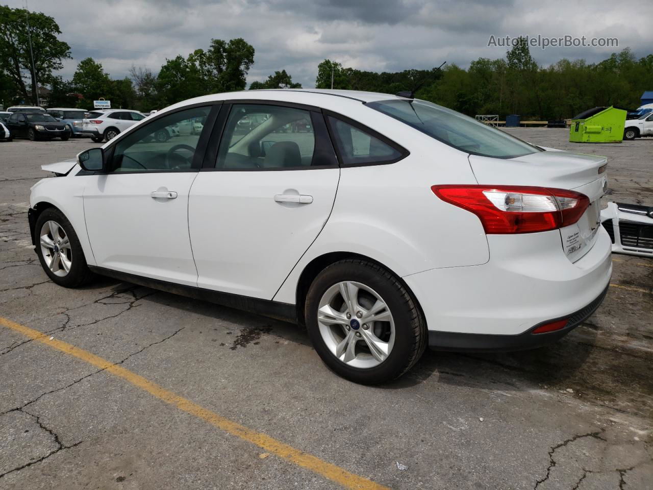 2013 Ford Focus Se White vin: 1FADP3F20DL292475