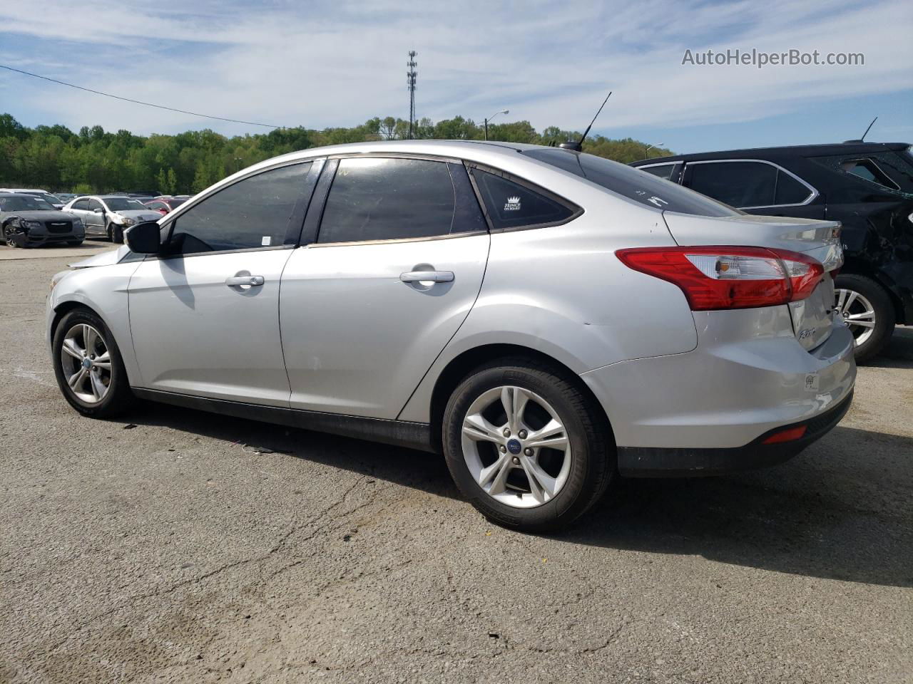 2013 Ford Focus Se Silver vin: 1FADP3F20DL308299