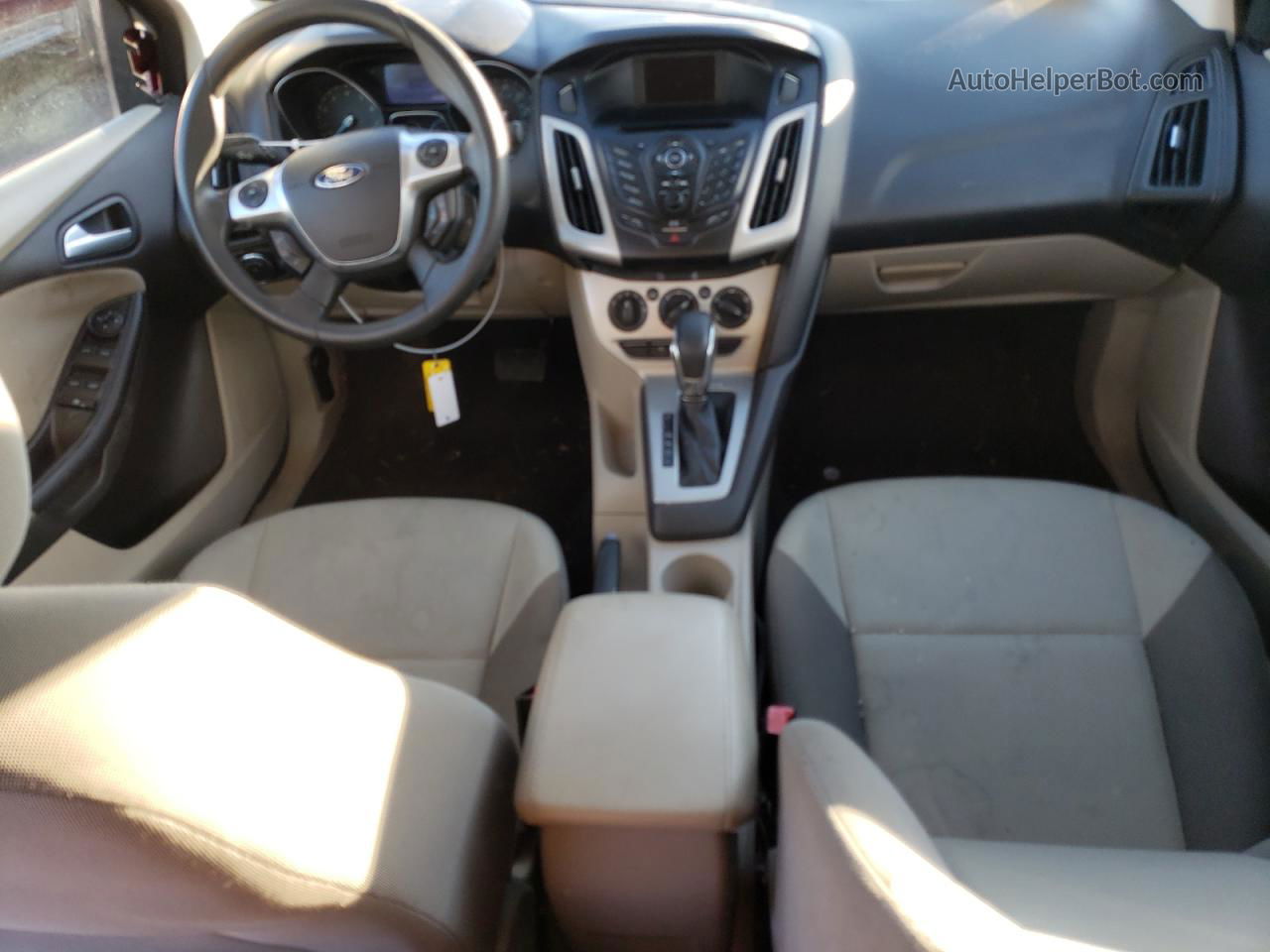 2013 Ford Focus Se Бордовый vin: 1FADP3F20DL311896