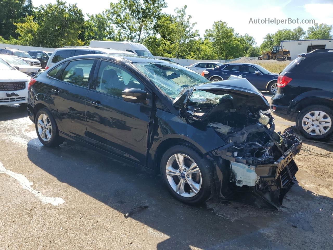 2013 Ford Focus Se Black vin: 1FADP3F20DL319108