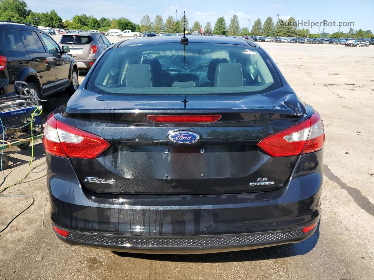 2013 Ford Focus Se Black vin: 1FADP3F20DL319108