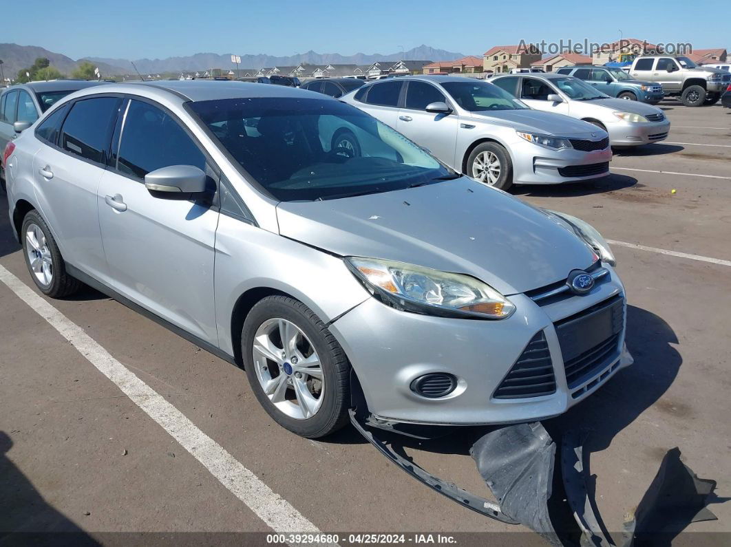 2013 Ford Focus Se Серебряный vin: 1FADP3F20DL325068