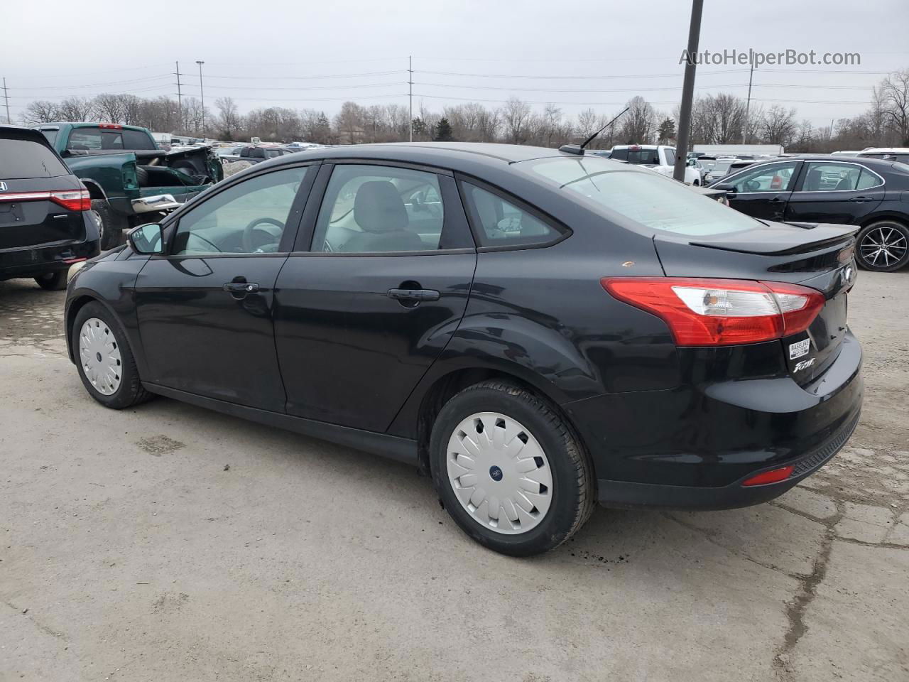 2013 Ford Focus Se Black vin: 1FADP3F20DL327497