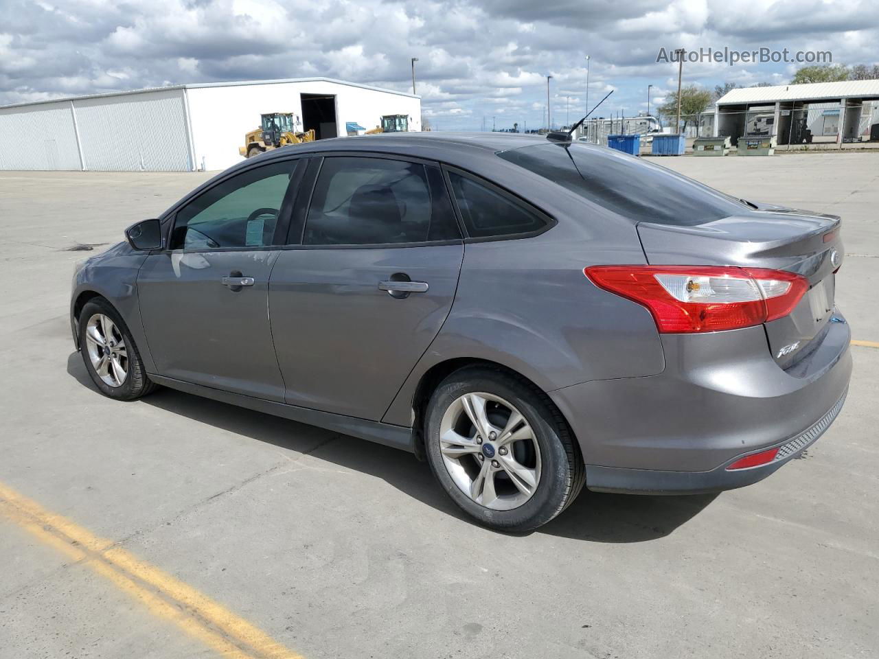 2014 Ford Focus Se Gray vin: 1FADP3F20EL157823