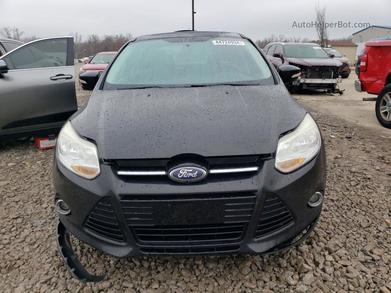 2014 Ford Focus Se Черный vin: 1FADP3F20EL167462