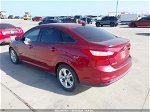 2014 Ford Focus Se Burgundy vin: 1FADP3F20EL190854