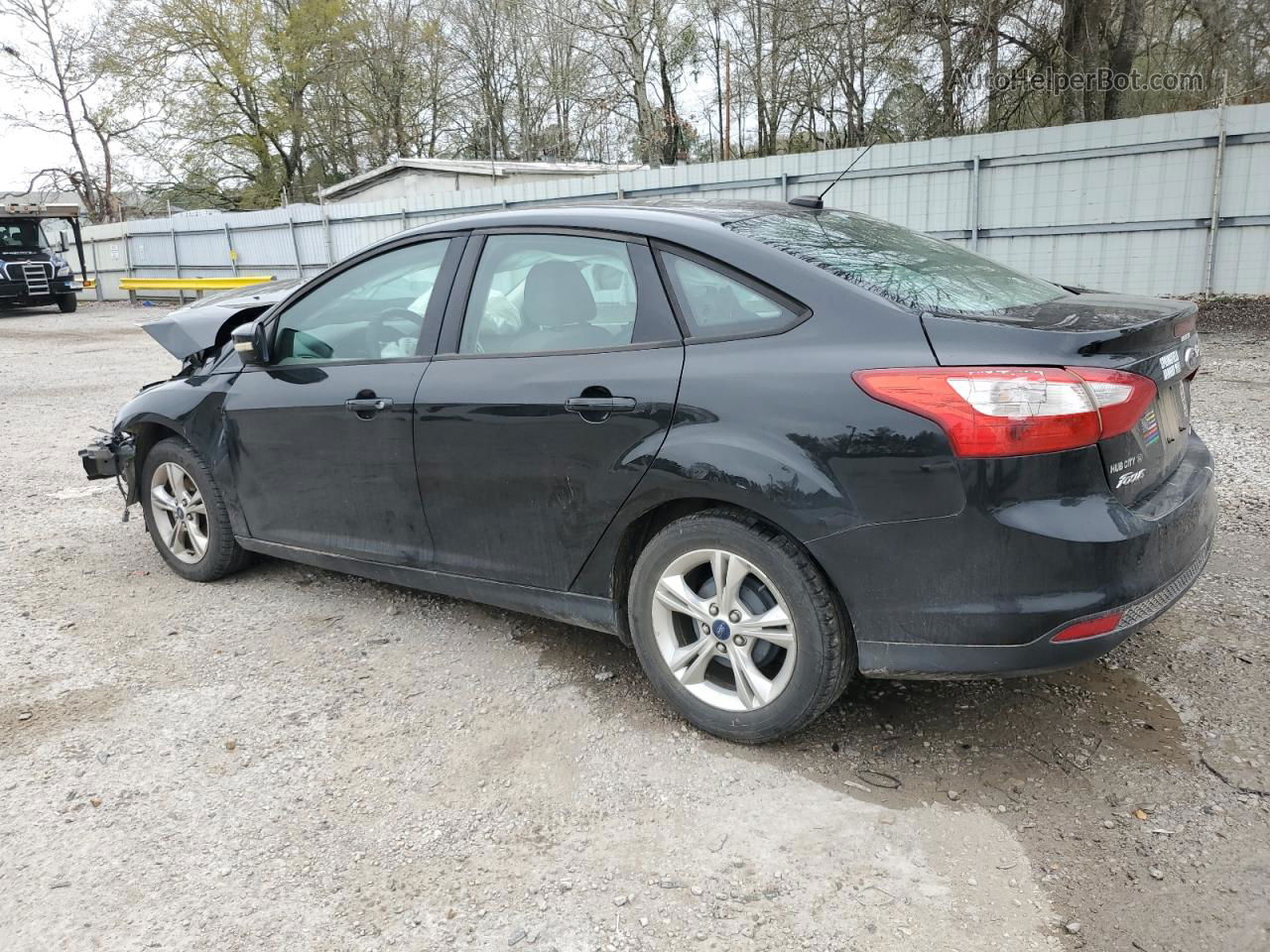 2014 Ford Focus Se Black vin: 1FADP3F20EL190868