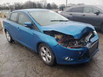 2014 Ford Focus Se Blue vin: 1FADP3F20EL233377