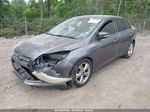 2014 Ford Focus Se Gray vin: 1FADP3F20EL246520