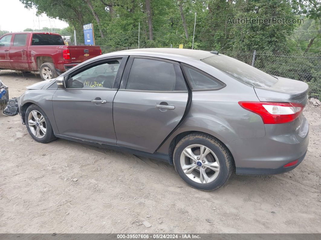 2014 Ford Focus Se Gray vin: 1FADP3F20EL246520