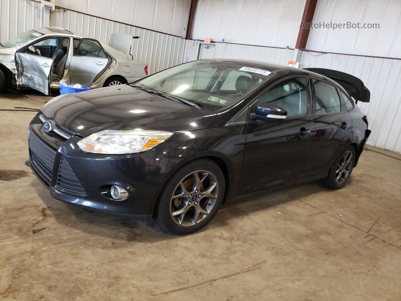 2014 Ford Focus Se Black vin: 1FADP3F20EL251183