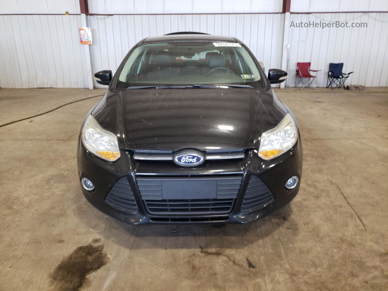 2014 Ford Focus Se Black vin: 1FADP3F20EL251183