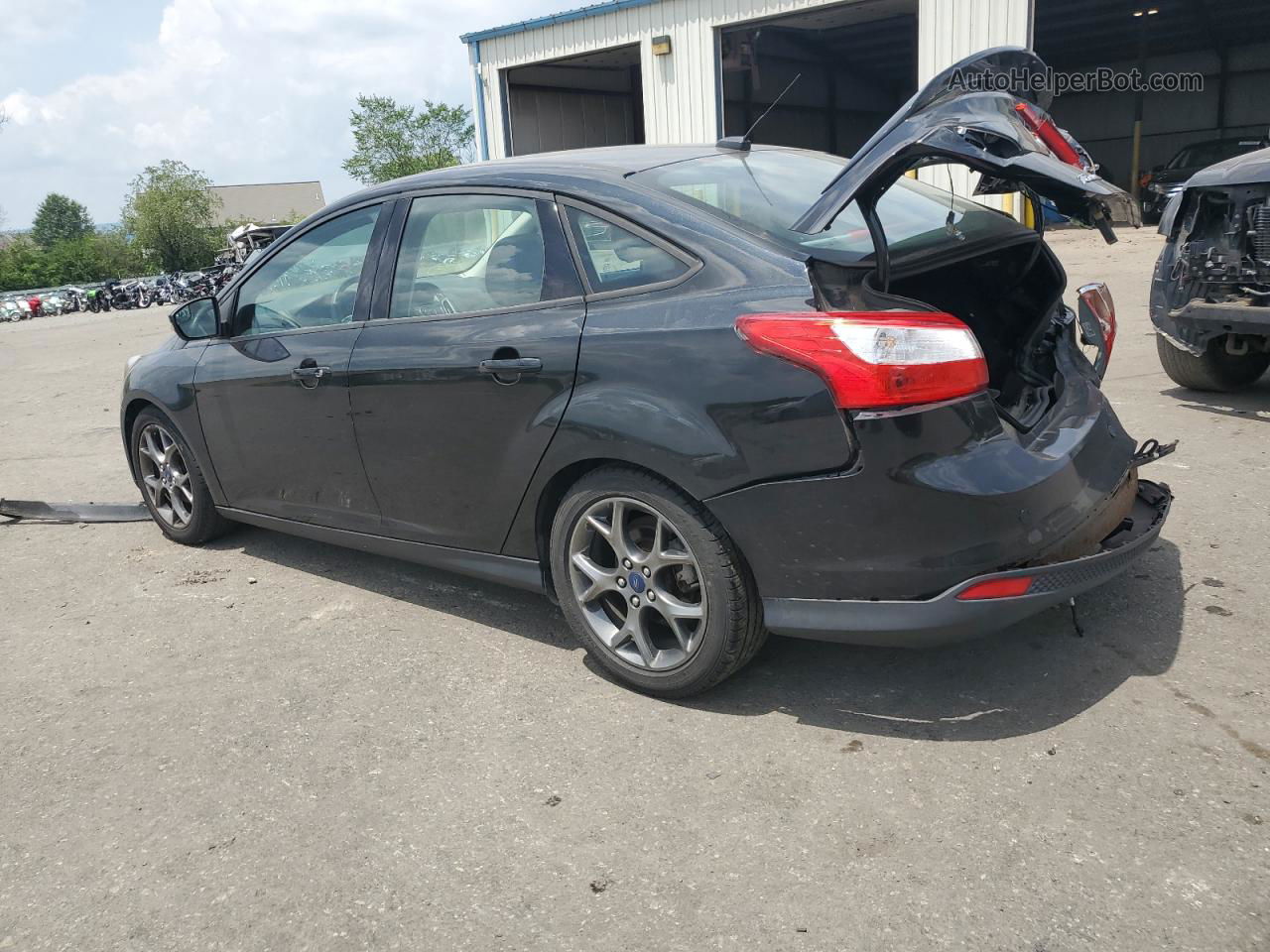 2014 Ford Focus Se Black vin: 1FADP3F20EL251183