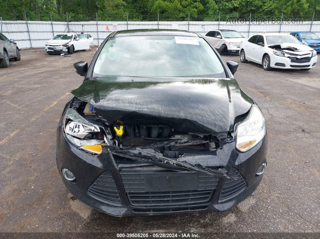 2014 Ford Focus Se Black vin: 1FADP3F20EL253368