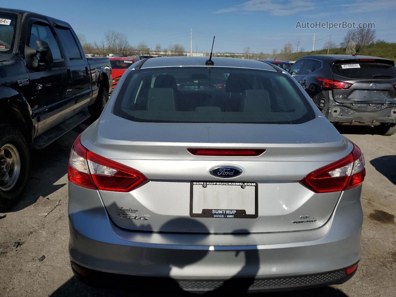 2014 Ford Focus Se Silver vin: 1FADP3F20EL272230