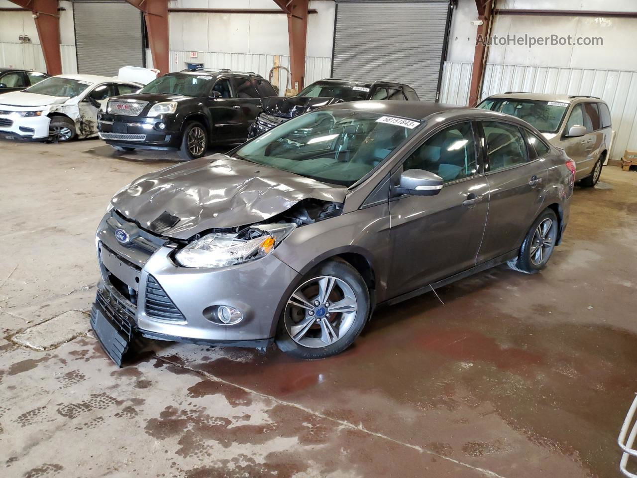 2014 Ford Focus Se Угольный vin: 1FADP3F20EL308756