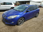 2014 Ford Focus Se Blue vin: 1FADP3F20EL325072