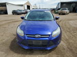 2014 Ford Focus Se Blue vin: 1FADP3F20EL325072