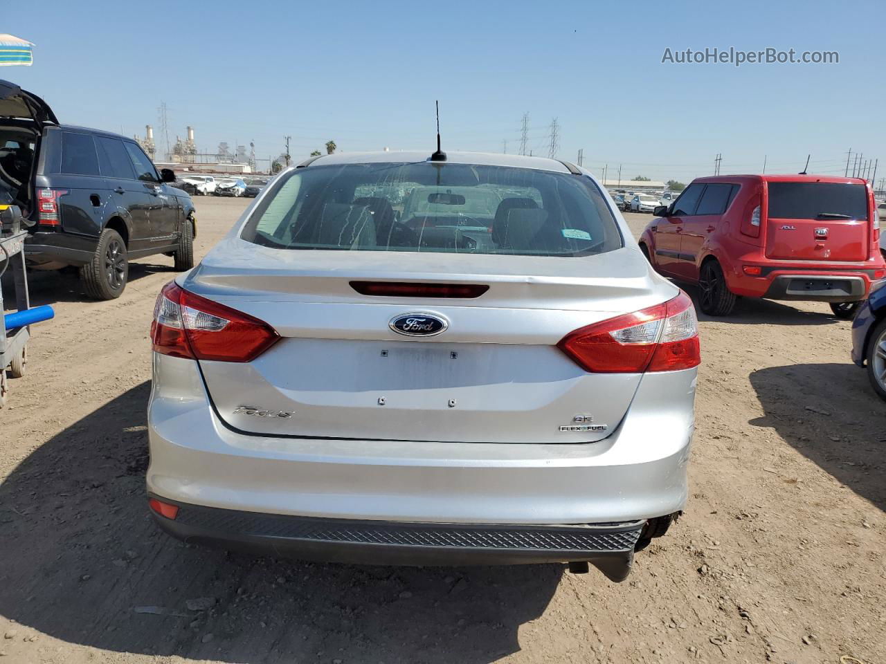 2014 Ford Focus Se Silver vin: 1FADP3F20EL369847