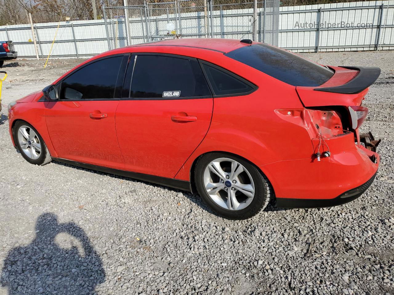 2014 Ford Focus Se Красный vin: 1FADP3F20EL389161