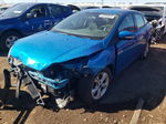 2014 Ford Focus Se Blue vin: 1FADP3F20EL404273