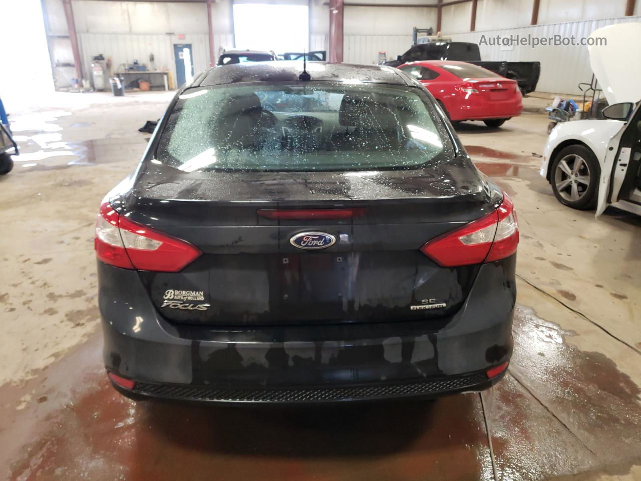 2014 Ford Focus Se Black vin: 1FADP3F20EL405679