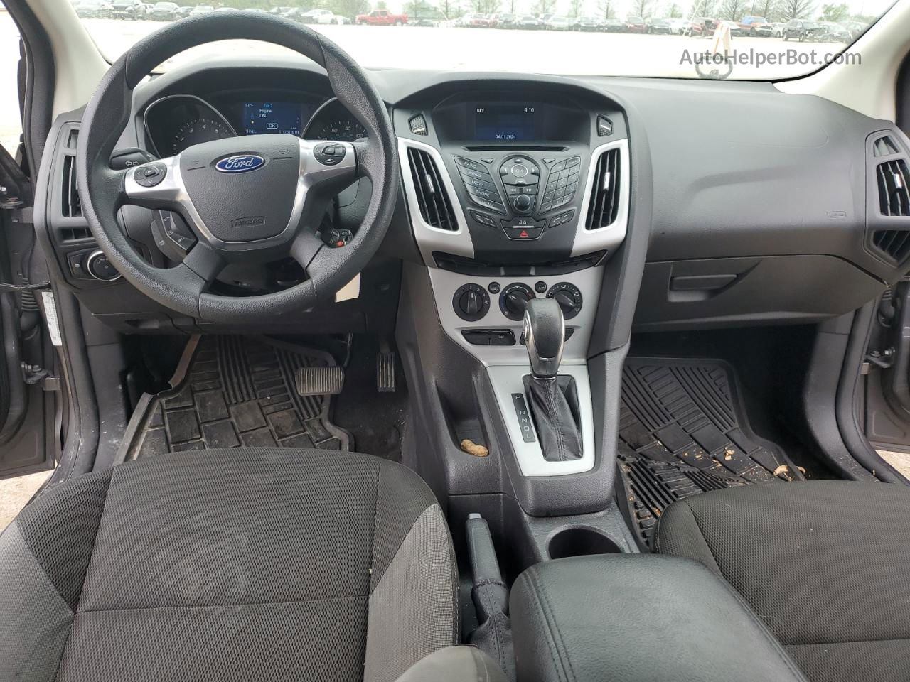 2014 Ford Focus Se Gray vin: 1FADP3F20EL406816