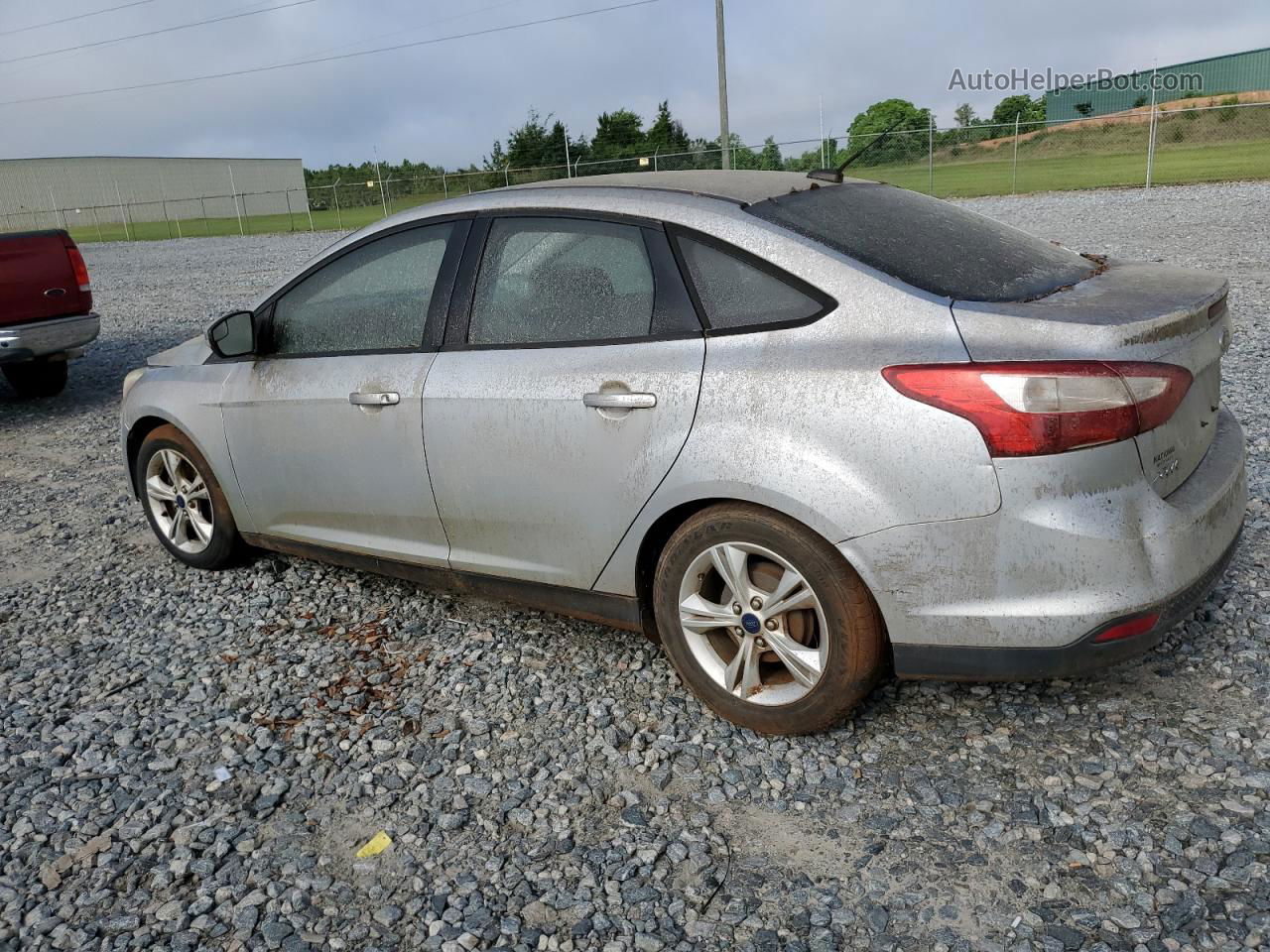 2014 Ford Focus Se Silver vin: 1FADP3F20EL445888