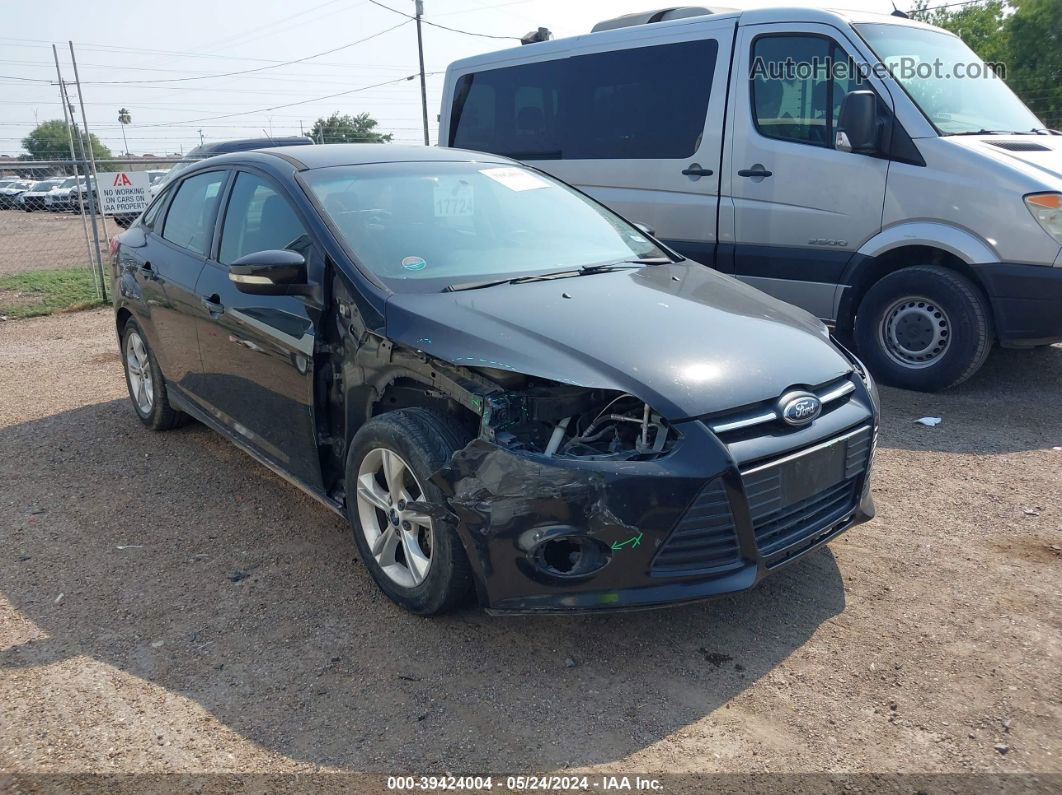 2014 Ford Focus Se Black vin: 1FADP3F20EL451495