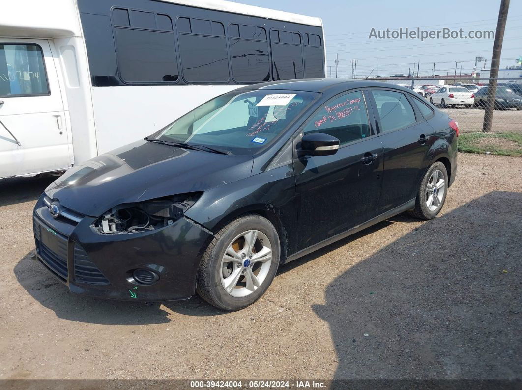 2014 Ford Focus Se Black vin: 1FADP3F20EL451495