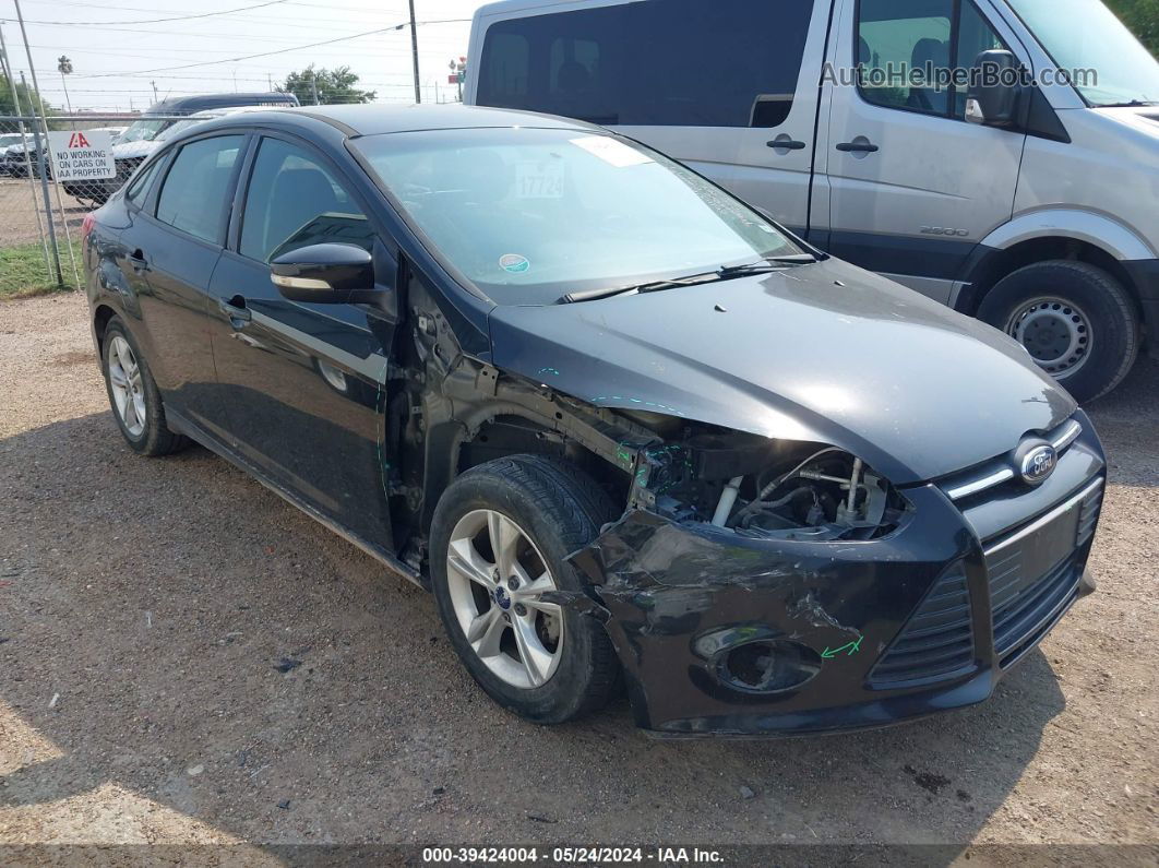 2014 Ford Focus Se Black vin: 1FADP3F20EL451495