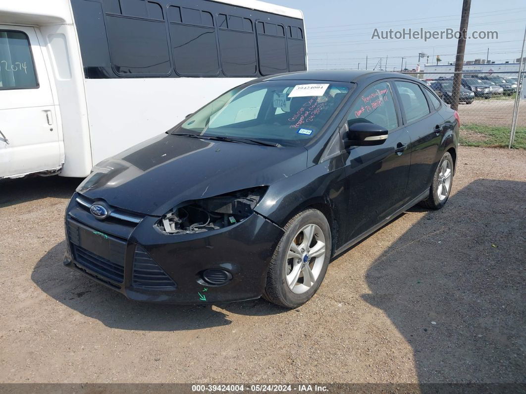 2014 Ford Focus Se Черный vin: 1FADP3F20EL451495