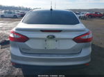 2014 Ford Focus Se Silver vin: 1FADP3F20EL457135