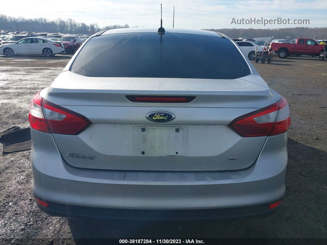 2014 Ford Focus Se Silver vin: 1FADP3F20EL457135