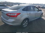 2014 Ford Focus Se Silver vin: 1FADP3F20EL457135