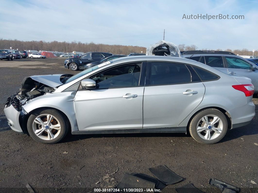 2014 Ford Focus Se Silver vin: 1FADP3F20EL457135