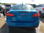 2015 Ford Focus Se Blue vin: 1FADP3F20FL255509