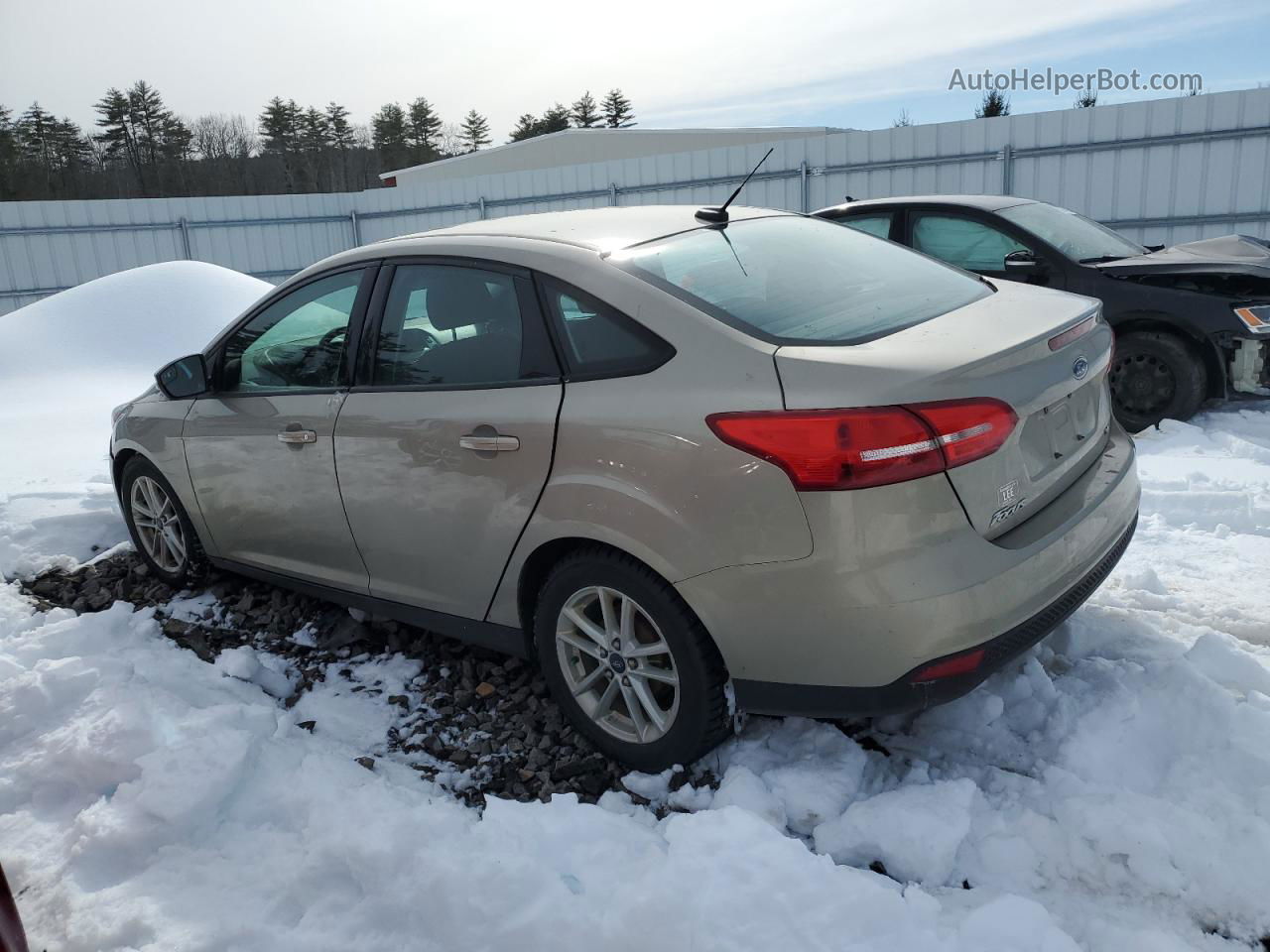 2015 Ford Focus Se Желто-коричневый vin: 1FADP3F20FL263447