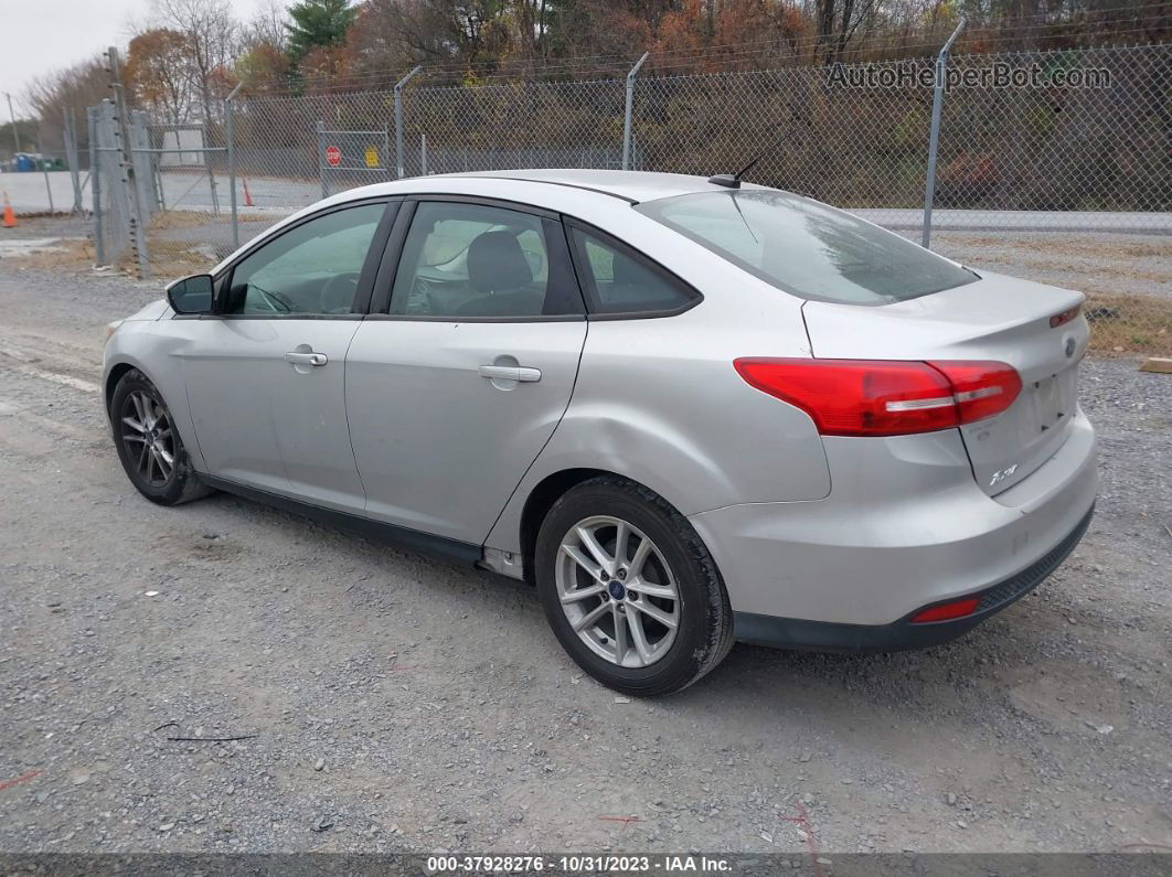 2015 Ford Focus Se Silver vin: 1FADP3F20FL369770