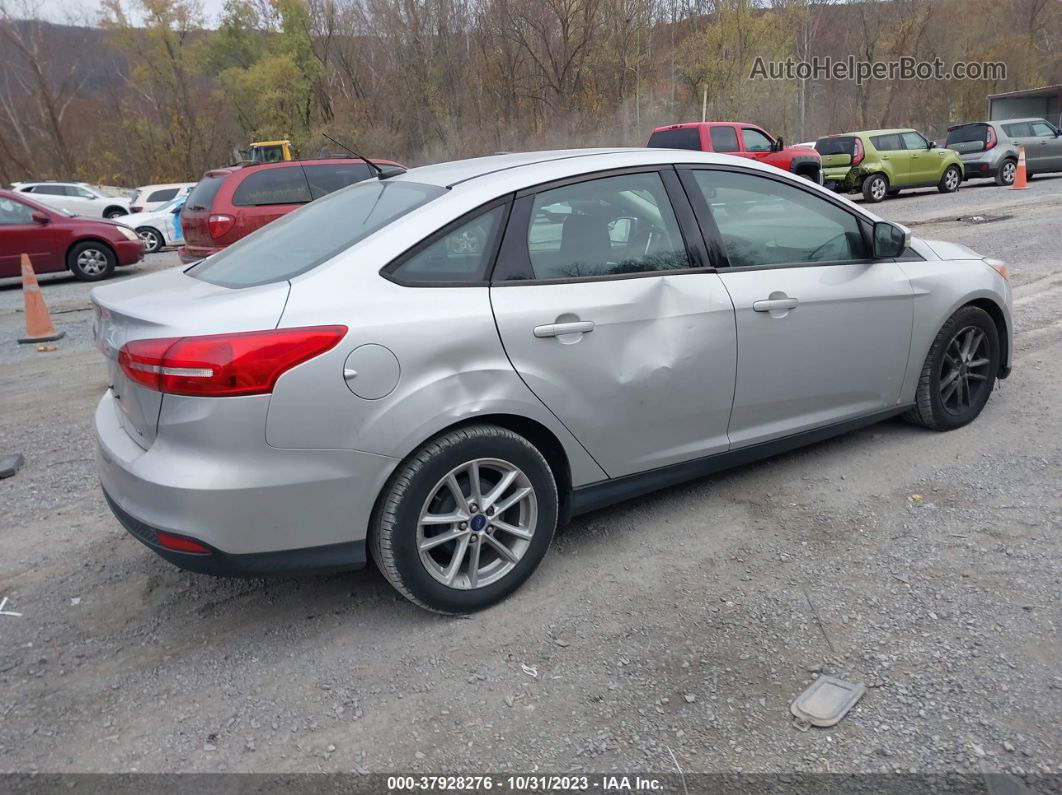 2015 Ford Focus Se Silver vin: 1FADP3F20FL369770