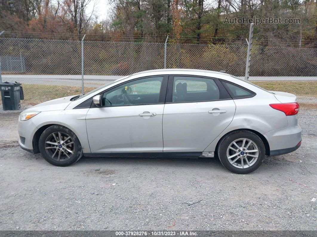 2015 Ford Focus Se Silver vin: 1FADP3F20FL369770