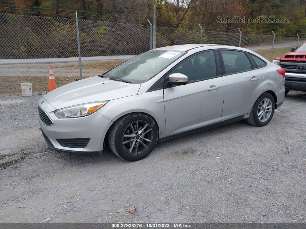 2015 Ford Focus Se Silver vin: 1FADP3F20FL369770