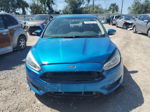 2016 Ford Focus Se Blue vin: 1FADP3F20GL236797