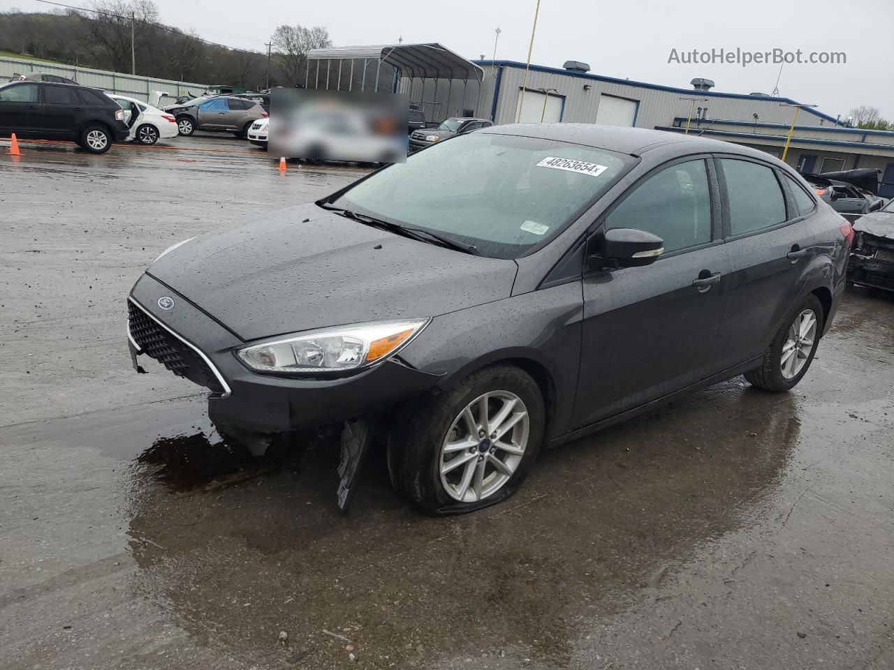 2016 Ford Focus Se Серый vin: 1FADP3F20GL238968