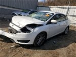 2017 Ford Focus Se White vin: 1FADP3F20HL243430