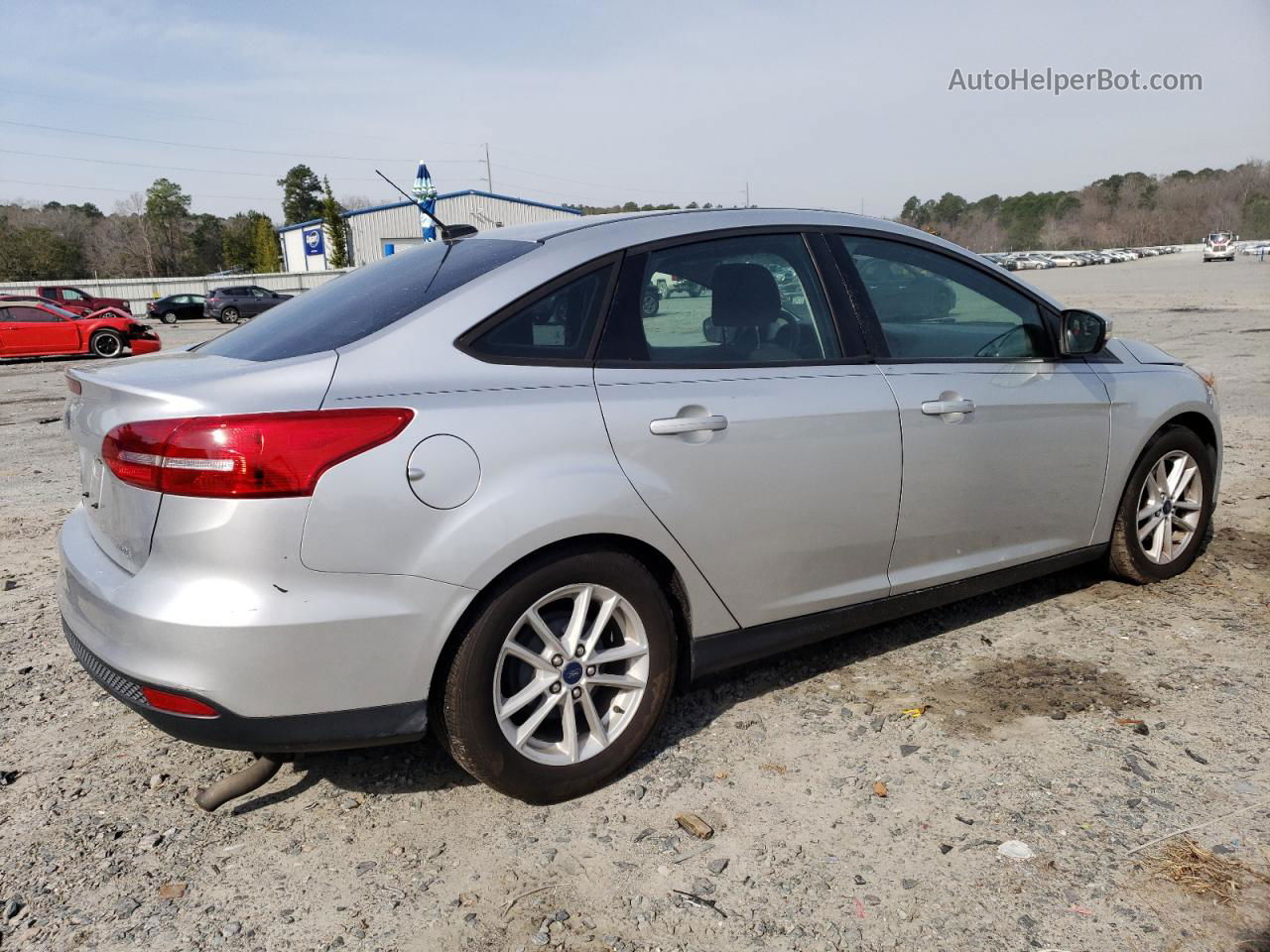 2017 Ford Focus Se Silver vin: 1FADP3F20HL281630