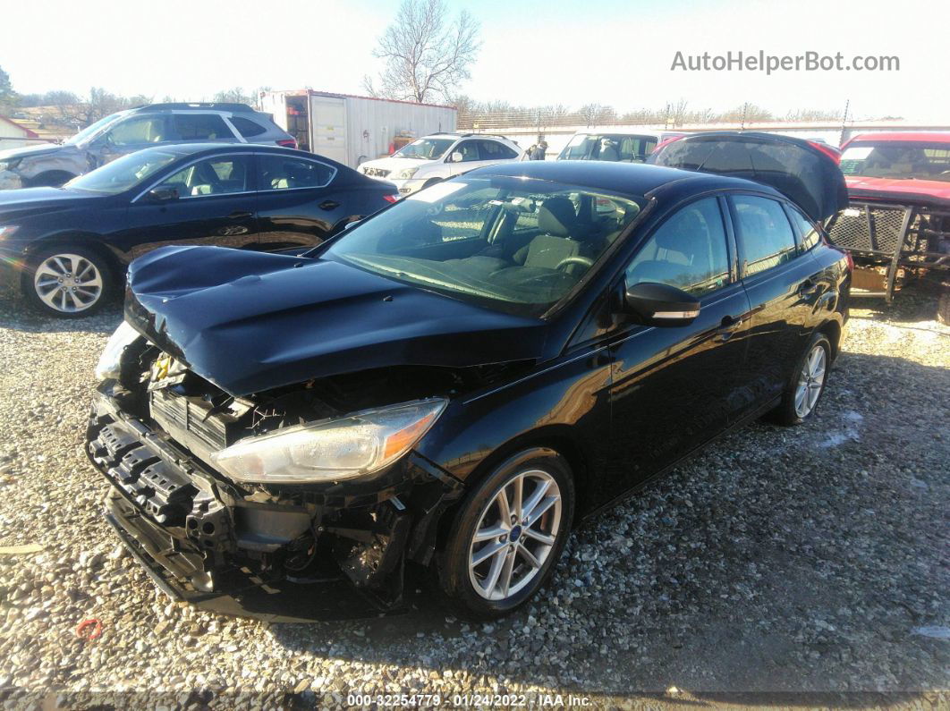 2017 Ford Focus Se Black vin: 1FADP3F20HL286469