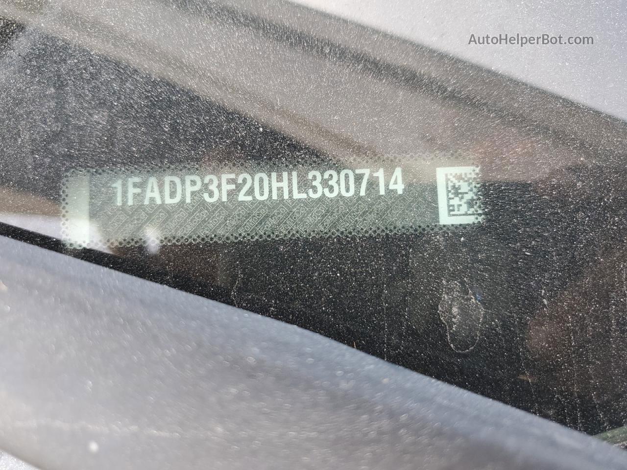 2017 Ford Focus Se White vin: 1FADP3F20HL330714