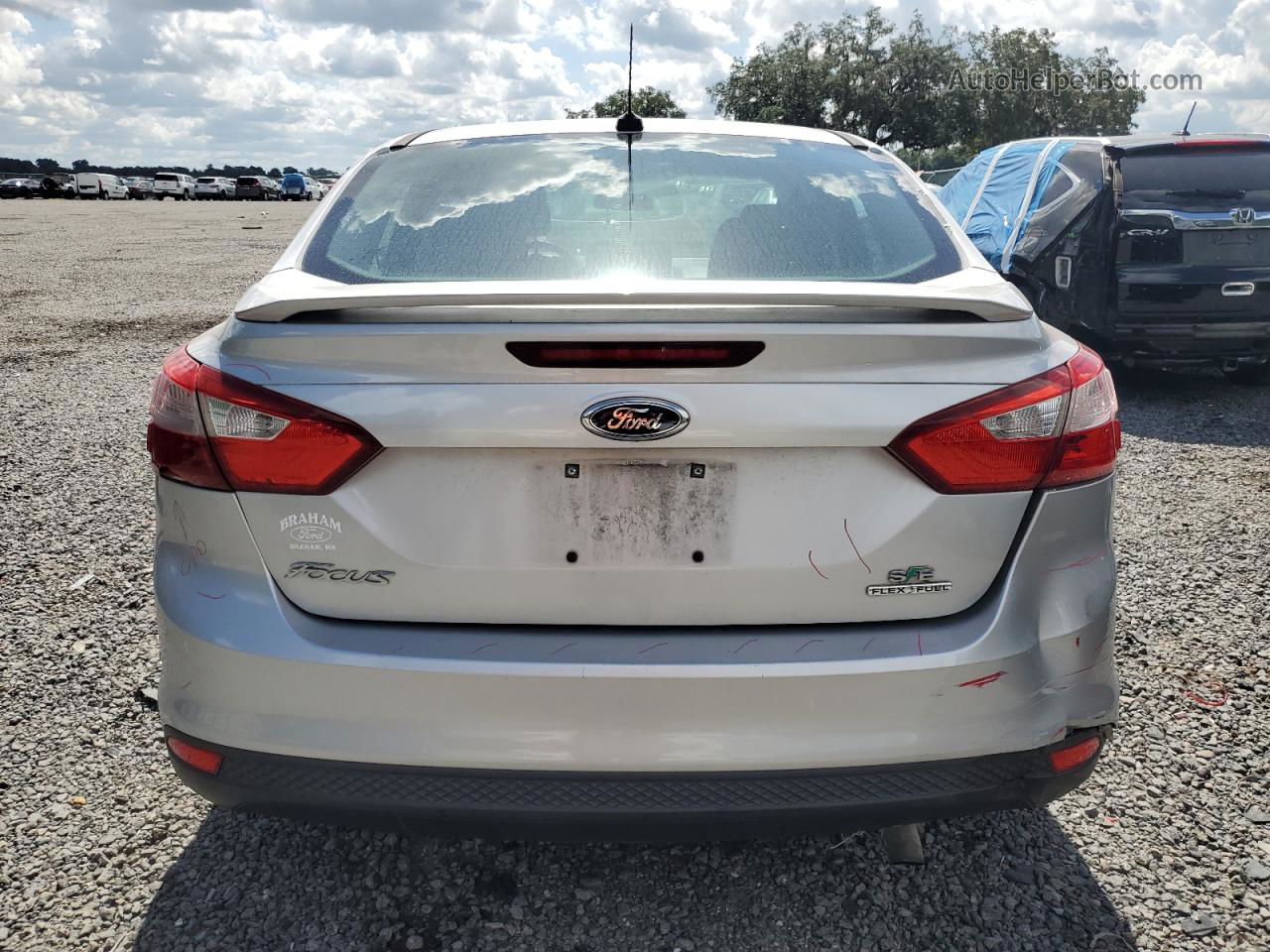 2013 Ford Focus Se Silver vin: 1FADP3F21DL107589